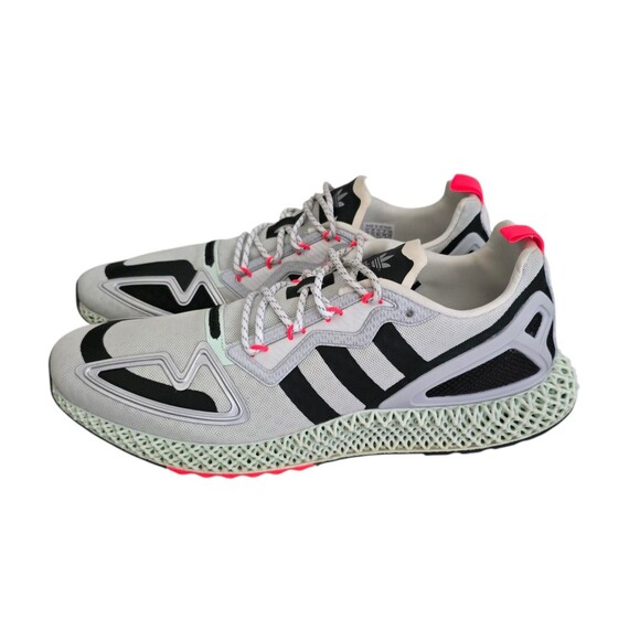 Adidas ZX 2K 4D Shoes Mens Size 12 Sneakers Faint Green Black - Picture 7 of 11